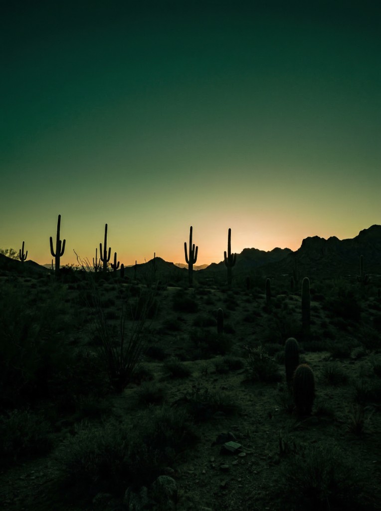 Scottsdale, AZ desert sunset